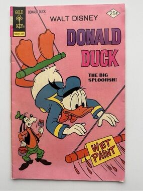 Gold Key Walt Disney DONALD DUCK  - The Big Sploorsh #165 1975 comic book
